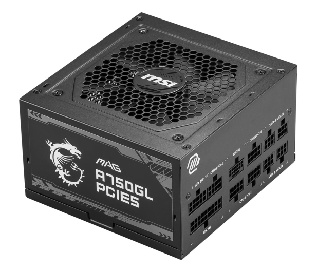 MSI MAG A750GL PCIE5 750W 80PLUS GOLD F.MODULAR - 1152149 - zdjęcie